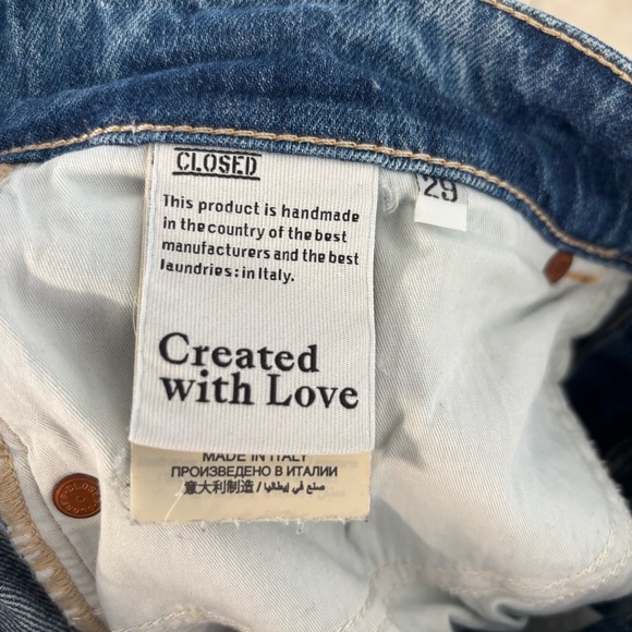 Closed Distressed‎ Straight Leg Jeans Size 29 - Picture 2 of 6